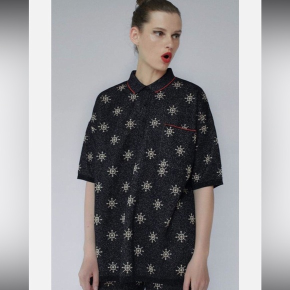 Zara Printed Sweater Top - Picture 6 of 13